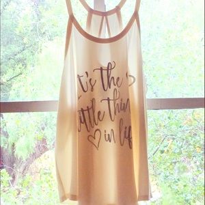 It’s The Little Things in Life Tank